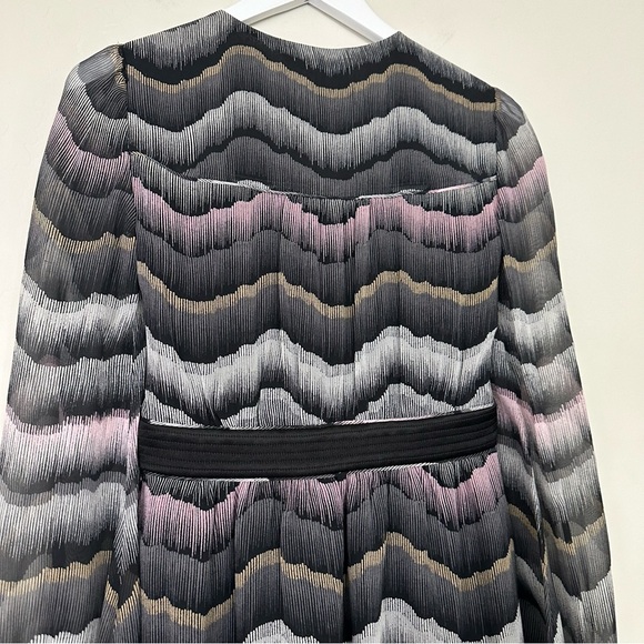 Diane Von Furstenburg DVF Lizbeth Silk Dress in Encore Wild Rose/Black - Picture 7 of 14